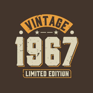 Antika 1967 Limited Edition. 1967 Vintage Retro Doğum günü