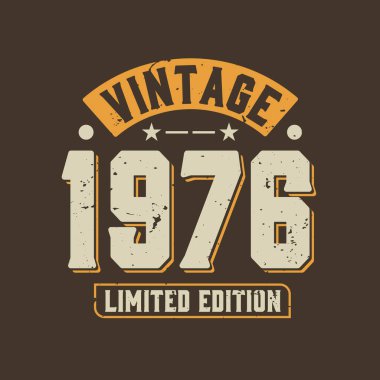 Antika 1976 Limited Edition. 1976 Vintage Retro Doğum Günü