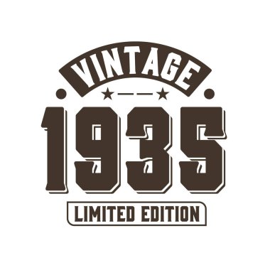 Doğum tarihi 1935 Vintage Retro Birthday, Vintage 1935 Limited Edition