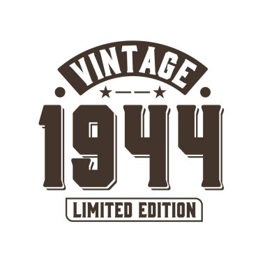 1944 doğumlu Vintage Retro Birthday, 1944 Vintage Limited Edition