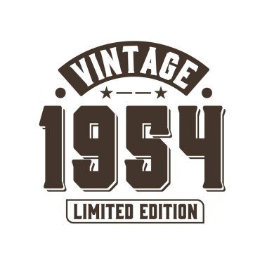 Doğum tarihi 1954 Vintage Retro Birthday, Vintage 1954 Limited Edition