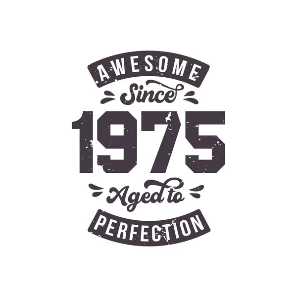 Born 1975 Awesome Retro Vintage Birthday Awesome 1975 Aged