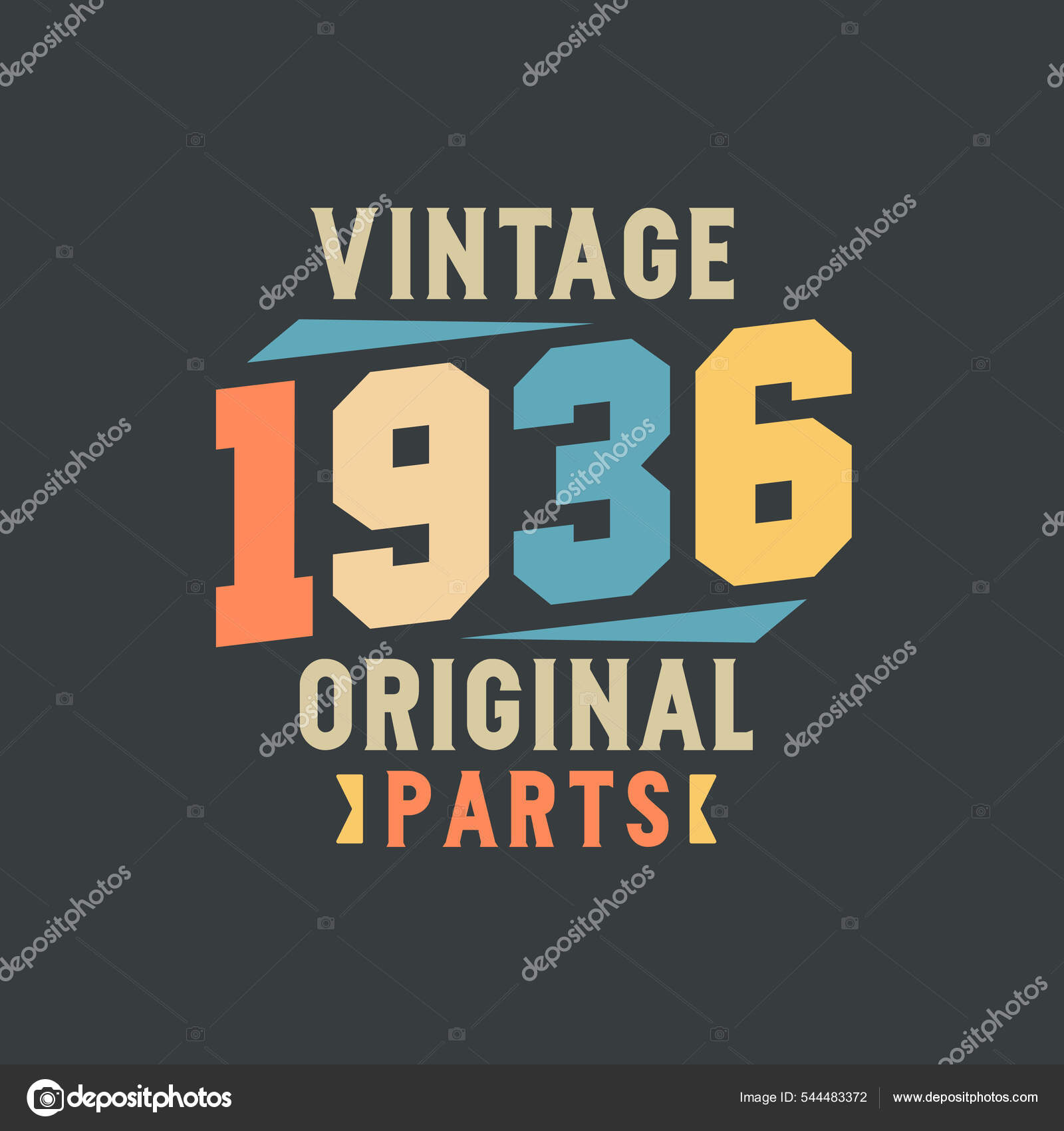 Jahrgang 1936 Originalteile 1936 Vintage Retro Geburtstag