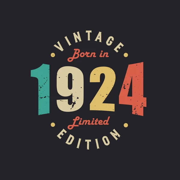 Jahrgang 1924 Limited Edition — Stockvektor