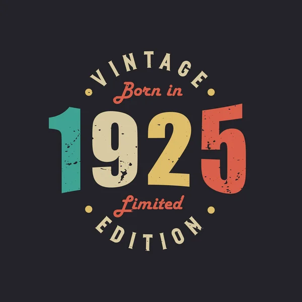 Jahrgang 1925 Limited Edition — Stockvektor