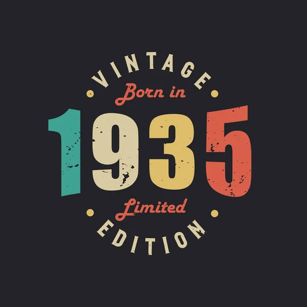 Rok Narození 1935 Limited Edition — Stockový vektor