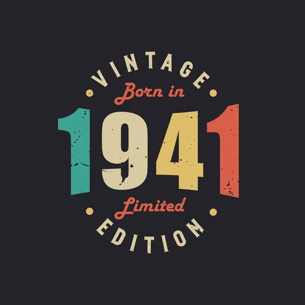 Rok Narození 1941 Limited Edition — Stockový vektor
