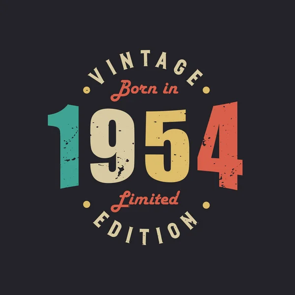 Rok Narození 1954 Limited Edition — Stockový vektor