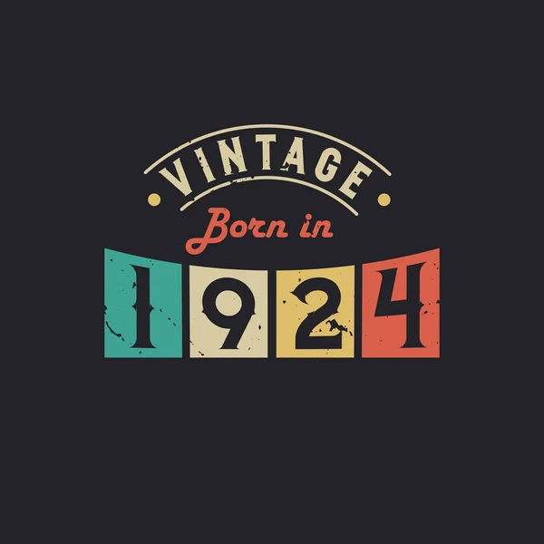 Vintage Born 1928 1928 Vintage Retro Birthday — Stock Vector