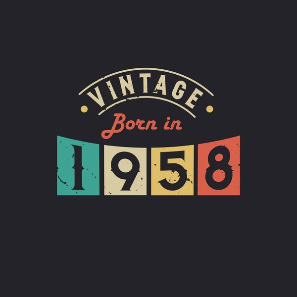 Vintage Nascido 1939 1939 Aniversário Retro Vintage —  Vetores de Stock