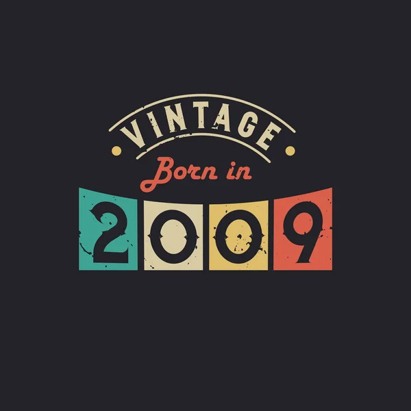 Vintage Nacido 1907 1907 Cumpleaños Retro Vintage — Vector de stock