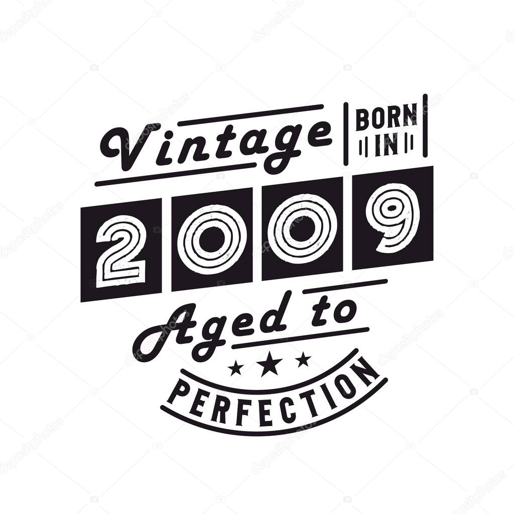 Born in 2009, Vintage 2009 Birthday Celebration