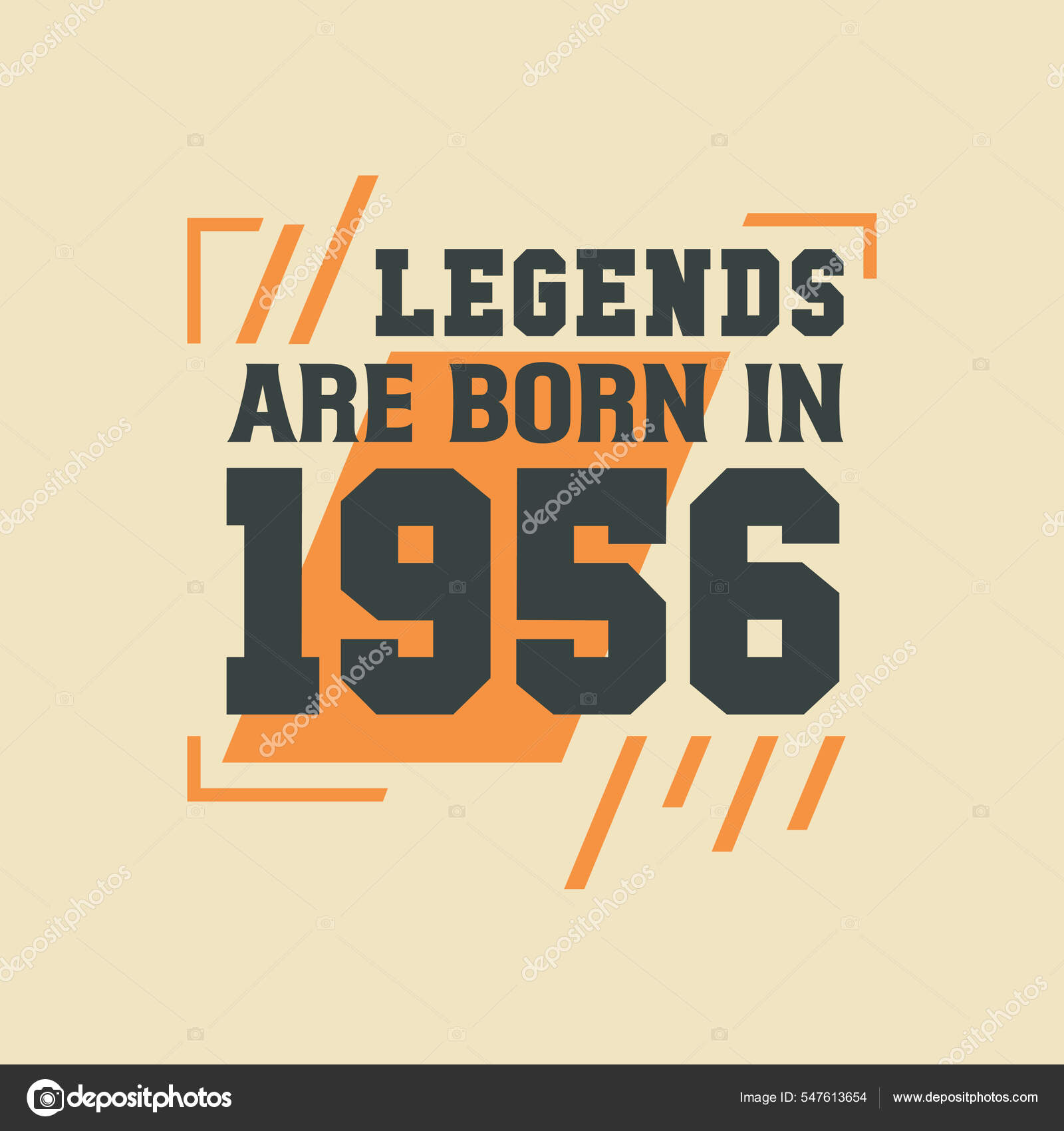 Birthday Legend 1956 Legends Born 1956 Stock Vector Image by ©creator
