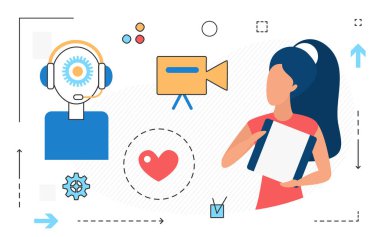 İş adamlarının çevrimiçi video iletişimi, İnternet sohbet konferansı teknolojisi