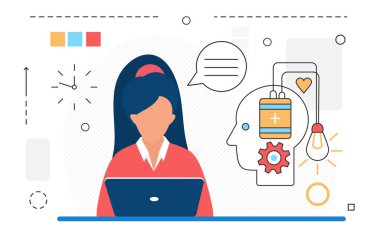 Modern bilim fiziği araştırma teknolojisi konsepti, deney sembolleri ve bilim adamı