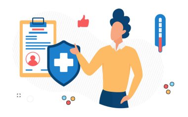 Adamın yanındaki sağlık sigortası, dokunulmazlık desteği rutini.