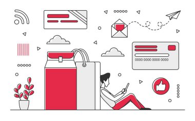 Çevrimiçi alışveriş ve ödeme kartı