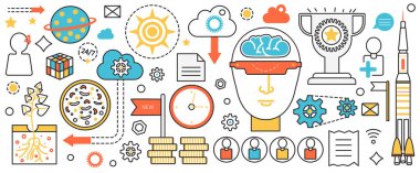 Girişim geliştirme ve takım çalışması, roket fırlatma, yeni fikirlerin büyüme süreci