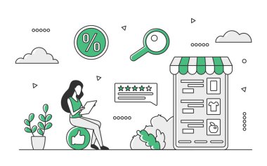 Mobil çevrimiçi alışveriş uygulaması