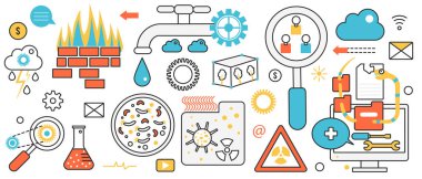 Çevrimiçi güvenlik ve dijital kişisel veri sızıntısı, modern siber sızıntı koruması ve dolandırıcılık