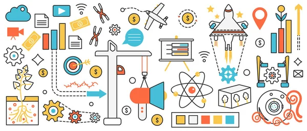 İş büyümesi, başlangıç roketi fırlatma, megafonla duyuru, başarı stratejisi