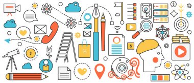 İş araştırmaları ve dijital pazarlama teknolojisi, yaratıcı içerik oluşturma süreci