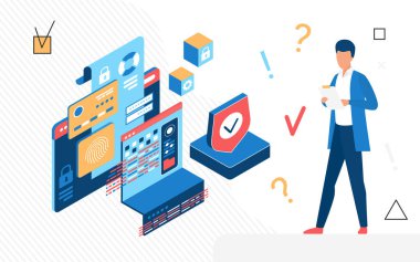 Dijital çevrimiçi ticaret platformu güvenlik teknolojisi