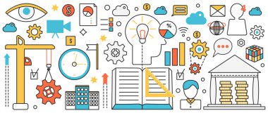 Girişim inşa teknolojisi, soyut zaman yönetimi, başarı iş vizyonu, finans