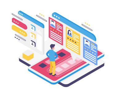 İnsan kaynakları çevrimiçi adam toplama süreci