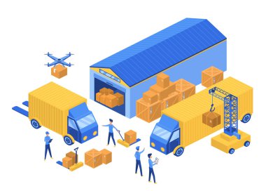 Warehouse logistics shipping service distribution