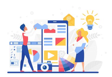 Yaratıcı yazılım web sitesi geliştirme takımı