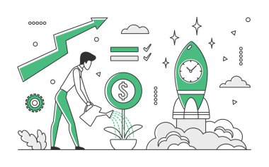 Roket girişi başlatılıyor ve büyüyor