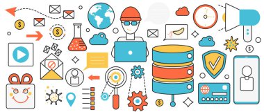 Mobil uygulama için web güvenliği, siber suç işleme sürecinde dizüstü bilgisayarı olan hacker