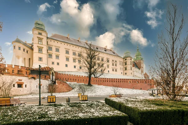 Wawel Castle Στην Πόλη Της Κρακοβίας Πολωνία — Φωτογραφία Αρχείου
