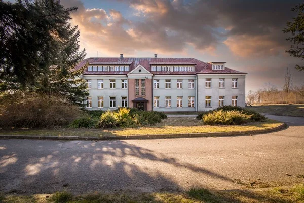 Paleis Watermolen Andere Historische Gebouwen Het Poolse Platteland — Stockfoto