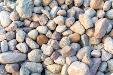 Fieldstones as a natural background.