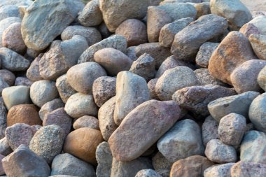Fieldstones as a natural background.