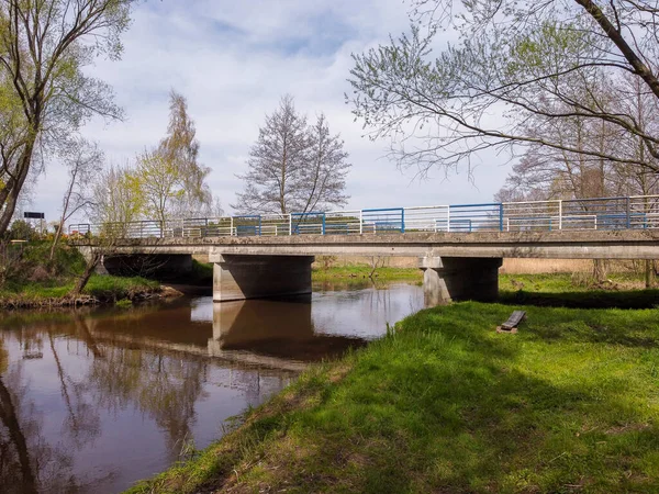 Road Bridge Small River — Foto de Stock