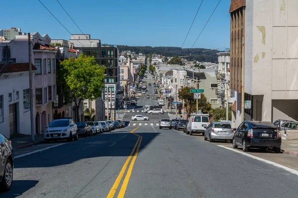 San Francisco, California - sokaklar ve evler.