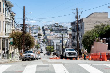 San Francisco, California - Tipik şehir mimarisi.