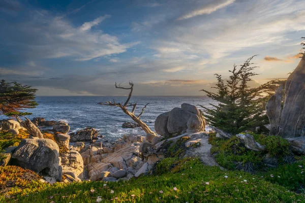 Monterey View Coast Sunset — Stock Photo, Image