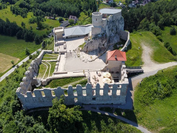 Ruines Château Rabsztyn Pologne — Photo