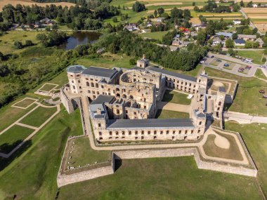 Krzyztopor Castle in Ujazd is a ruin full of magic and mystery lost among the fields and hills of Opatw Land, Poland
