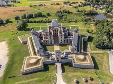 Krzyztopor Castle in Ujazd is a ruin full of magic and mystery lost among the fields and hills of Opatw Land, Poland