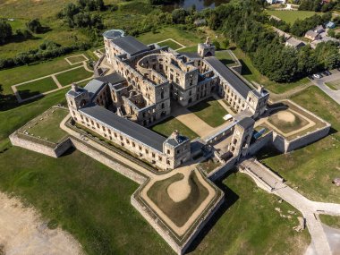 Krzyztopor Castle in Ujazd is a ruin full of magic and mystery lost among the fields and hills of Opatw Land, Poland