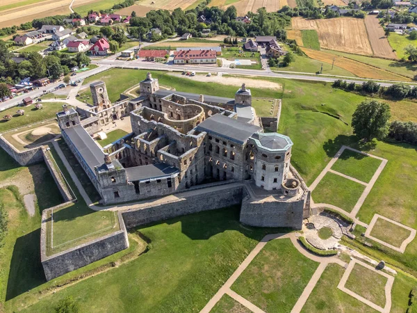 Krzyztopor Castle Ujazd Ruin Full Magic Mystery Lost Fields Hills — стоковое фото