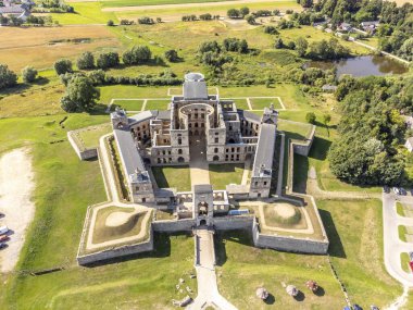 Krzyztopor Castle in Ujazd is a ruin full of magic and mystery lost among the fields and hills of Opatw Land, Poland