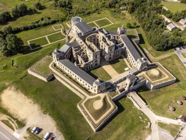 Krzyztopor Castle in Ujazd is a ruin full of magic and mystery lost among the fields and hills of Opatw Land, Poland