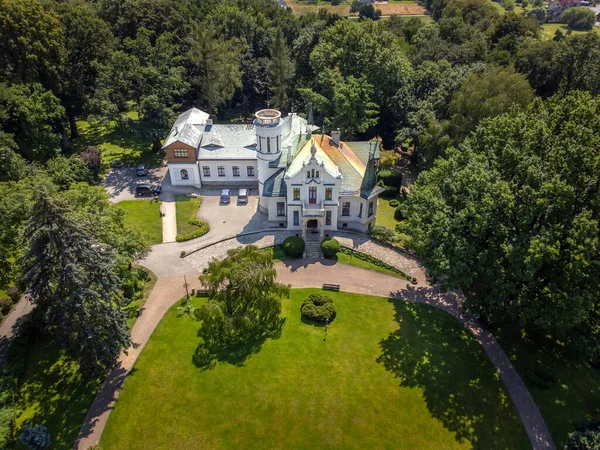 Manor House Park Village Oglegorek Poland — Stok fotoğraf