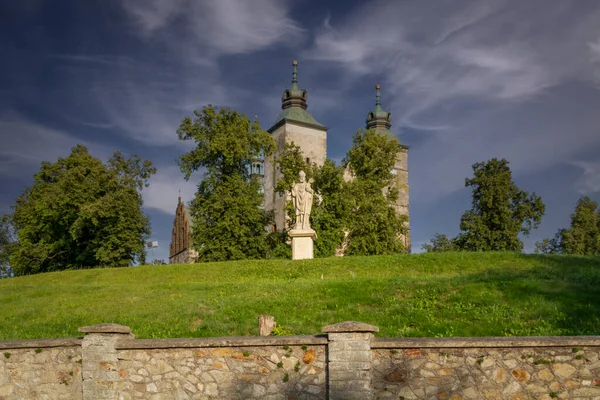 Collegiate Church Martin Opatw Poland — Zdjęcie stockowe